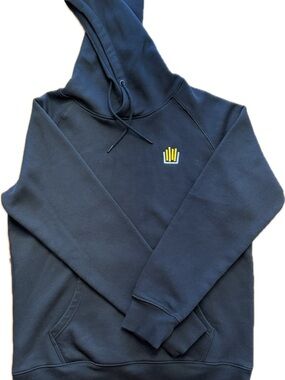 Storm Black Hoodie with Yellow Fries Logo